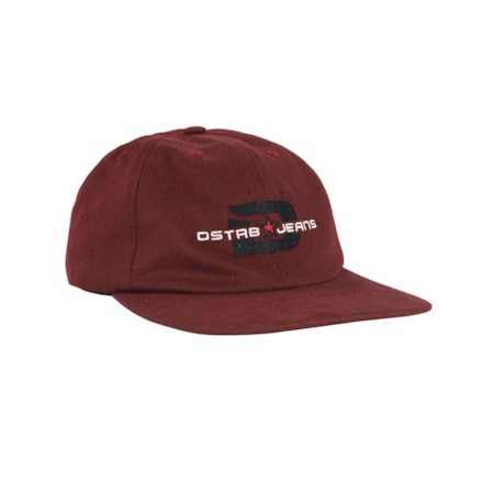 Boné Disturb DSTRB Jeans 6-Panel In Burgundy 