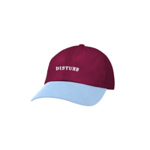 Boné Disturb Holiday Dad Hat Burgundy Light Blue