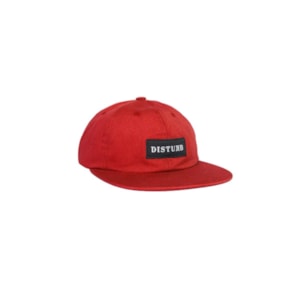 Boné Disturb Japan Reflective 6 Panel Red