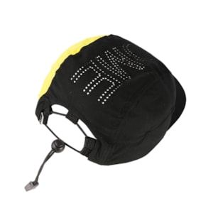 Boné Dome 3 Panel D2 Preto Amarelo