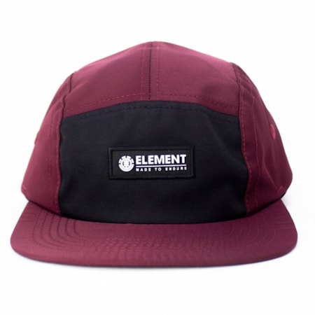 Boné Element Five Panel Nook Vinho Preto