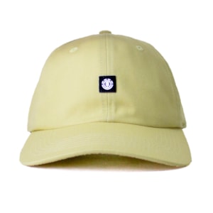 Boné Element Fluky Dad Hat Aba Curva Amarelo Claro