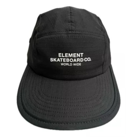 Boné Element Skateboard Five Panel Preto