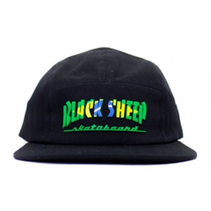 Boné Five Panel Black Sheep Brasil Preto