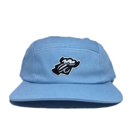 Boné Five Panel Black Sheep Face Ovelha Bordado Azul Bebe