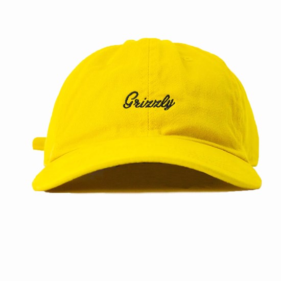 Boné Grizzly Late To The Game Dad Hat Gold