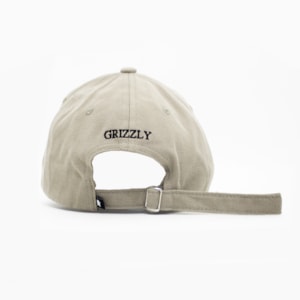 Bone Grizzly Og Bear Logo Dad hat Bege