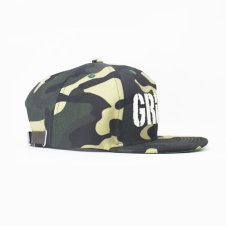 Bone Grizzly Og Bear Snapback Camo