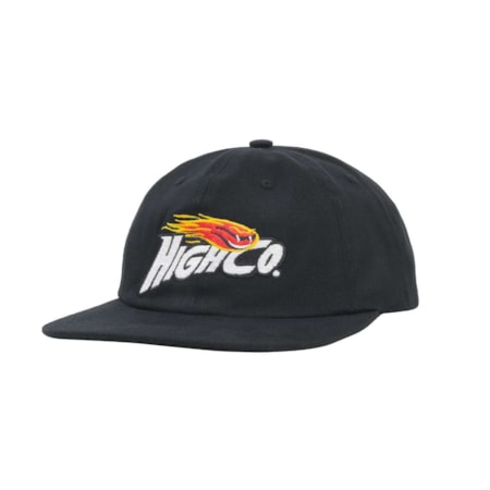 Boné High 6 Panel Comet Black