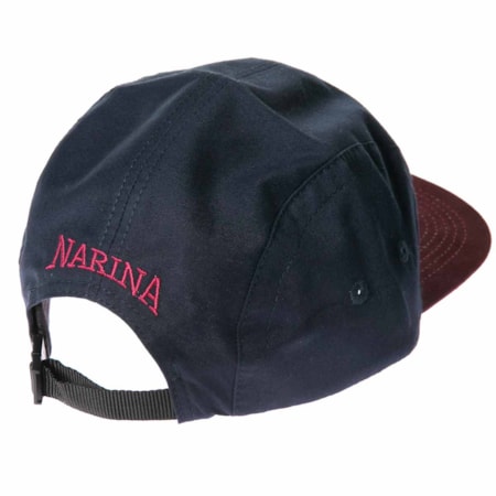 Boné Narina Five Panel Classic 2 Colors Azul Branco Vinho