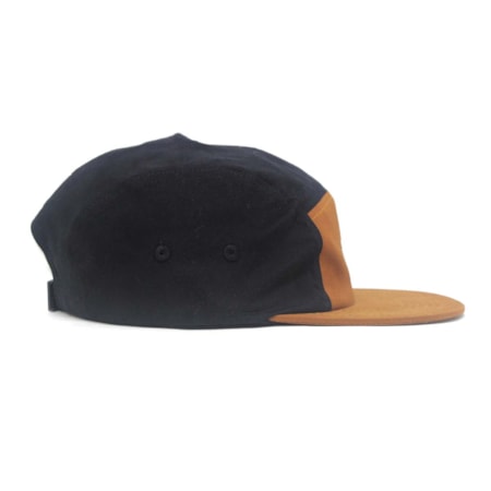 Boné Narina Five Panel Cogumelos Preto Marrom