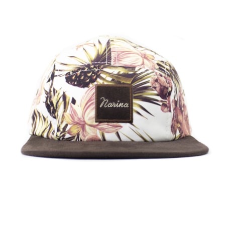 Bone Narina Five Panel Floral