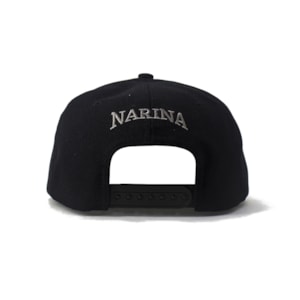 Bone Narina Snapback Escrita Preto