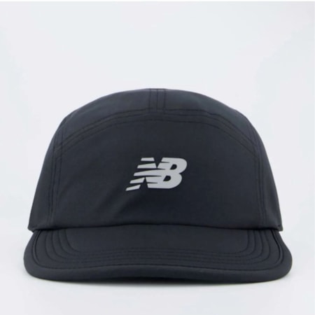 Boné New Balance 5 Panel Every Day Trainer Black