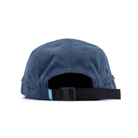 Boné Ous 5 Panel Phibo Script Logo Azul Marinho