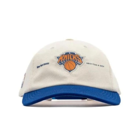 Boné Ous 6 Panel Nba New York Knicks Branco