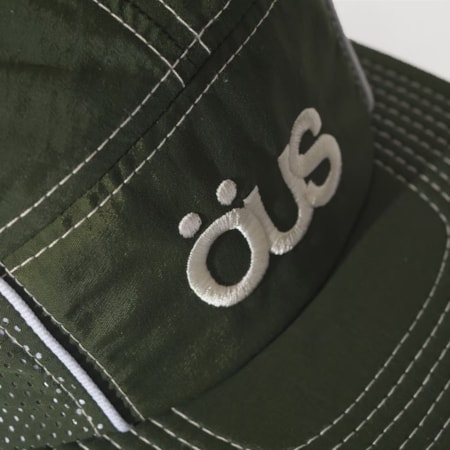 Boné Ous Five Panel Fili Musgo