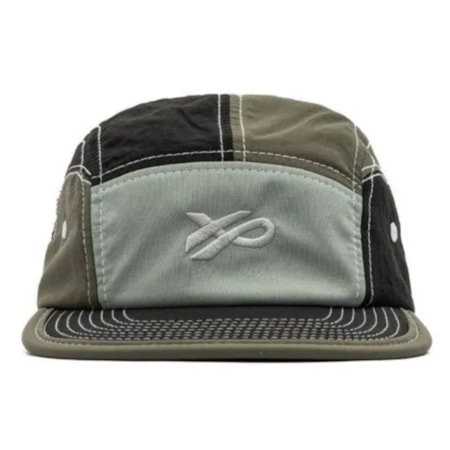 Boné Ous Five Panel Yin Yang Cinza