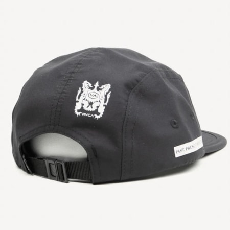 Boné Rvca 5 panel Hawai State Preto 