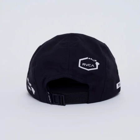 Boné Rvca Five Panel All Brand Preto