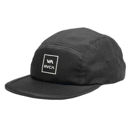 Boné Rvca Five Panel Va All The Way Preto