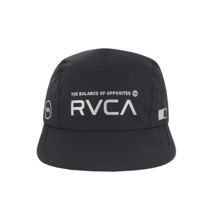 Boné Rvca Five Panel Yogger Cap Strapback Black