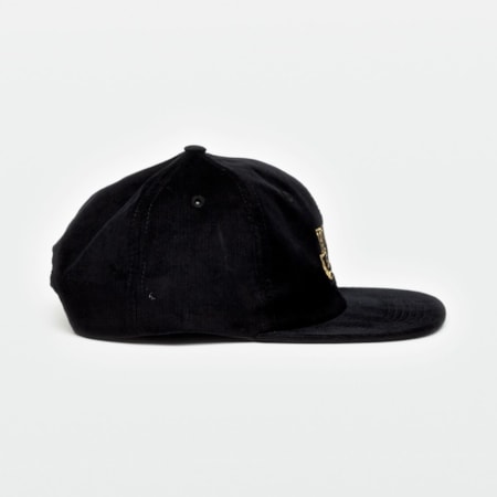 Boné Rvca Laurels Cord Snapback Preto