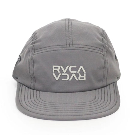 Boné Rvca Two Stack 5 Panel Cinza