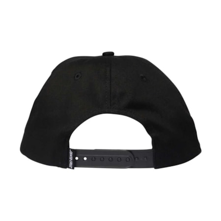 Boné Santa Cruz Snapback Creep Strip Preto