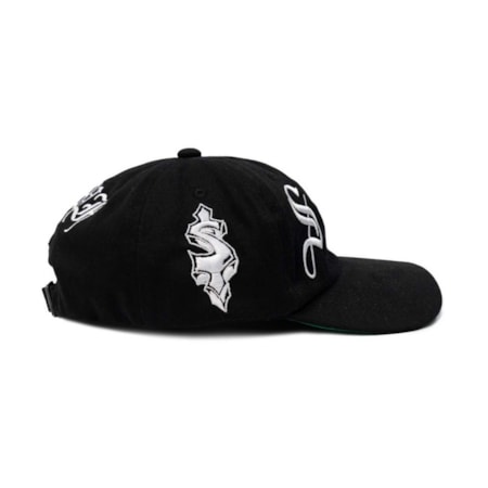 Boné Sufgang 6 Panel $ Embroidery Black