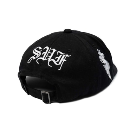 Boné Sufgang 6 Panel $ Embroidery Black