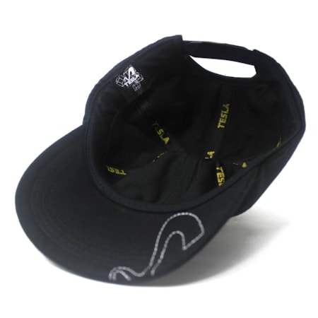 Boné Tesla Footwear Dad Hat Logo Black