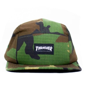 Boné Thrasher Five Panel Mag Logo Camuflado 