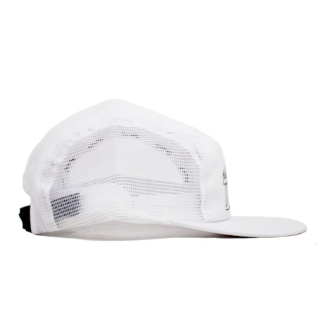 Boné Thrasher Magazine Five Panel Flame Branco