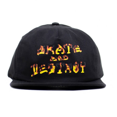 Boné Thrasher Magazine Sad Bbq Snapback Preto