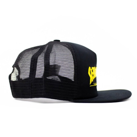 Boné Thrasher Magazine Trucker Logo Mesh Preto