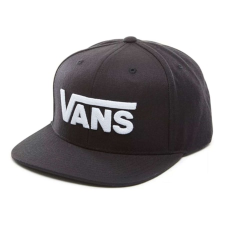 Boné Vans Drop V 2 Black White VN0A36ORY28