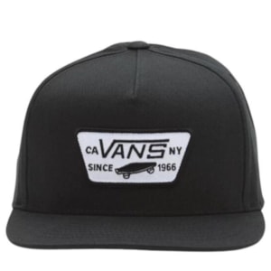 Boné Vans Full Patch S True Black White VN000QPU9RJ