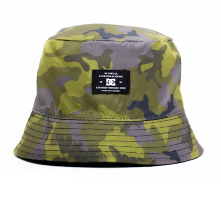 Bucket Dc Shoes Random Duplaface Preto Camuflado