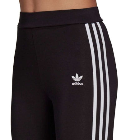 Calça Adidas Feminina Leggings 3 Str Black GN4504