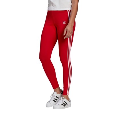 Calça Adidas Feminina Leggings 3 Str Red GN8076