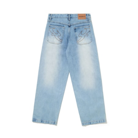 Calça Barra Crew Jeans Classica Azul