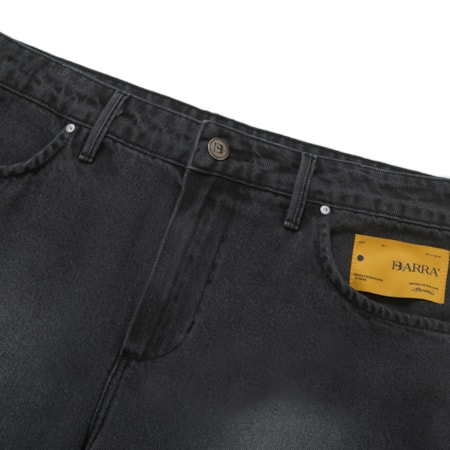 Calça Barra Crew Jeans Classica Cinza