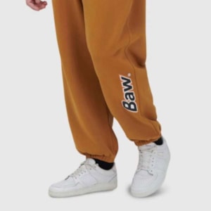 Calça Baw Clothing Jogger Logo Energy Bege