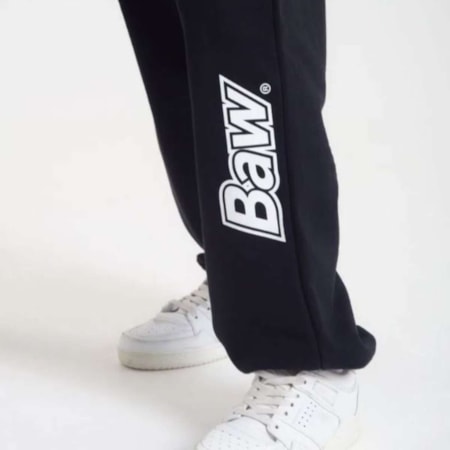 Calça Baw Clothing Jogger Logo Energy Preto