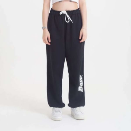 Calça Baw Clothing Jogger Logo Energy Preto