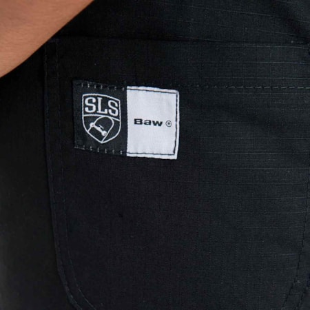 Calça Baw X Sls Baggy Rip Stop Preto