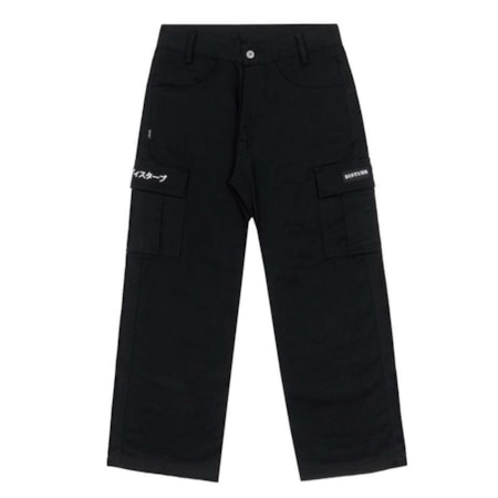 Calça Cargo Disturb Japonese Pants Black