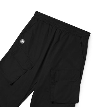 Calça Cargo Mvrk Sarja Equilibrium Preta