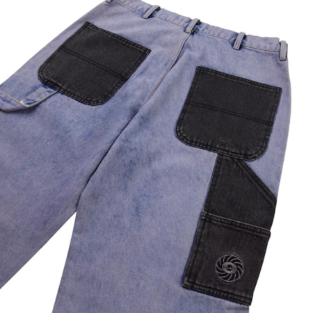 Calça Class Jeans Carpenter Pants Black Rose